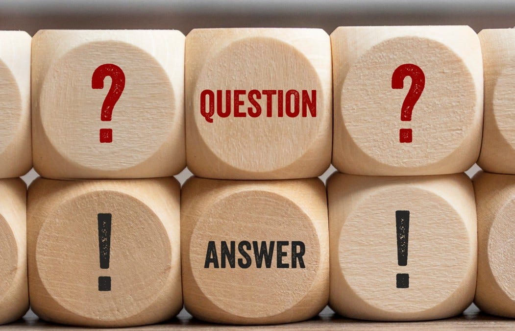 Issues Or Questions The Problem Isn’t a Lack of Answers—It’s a Lack of Questions