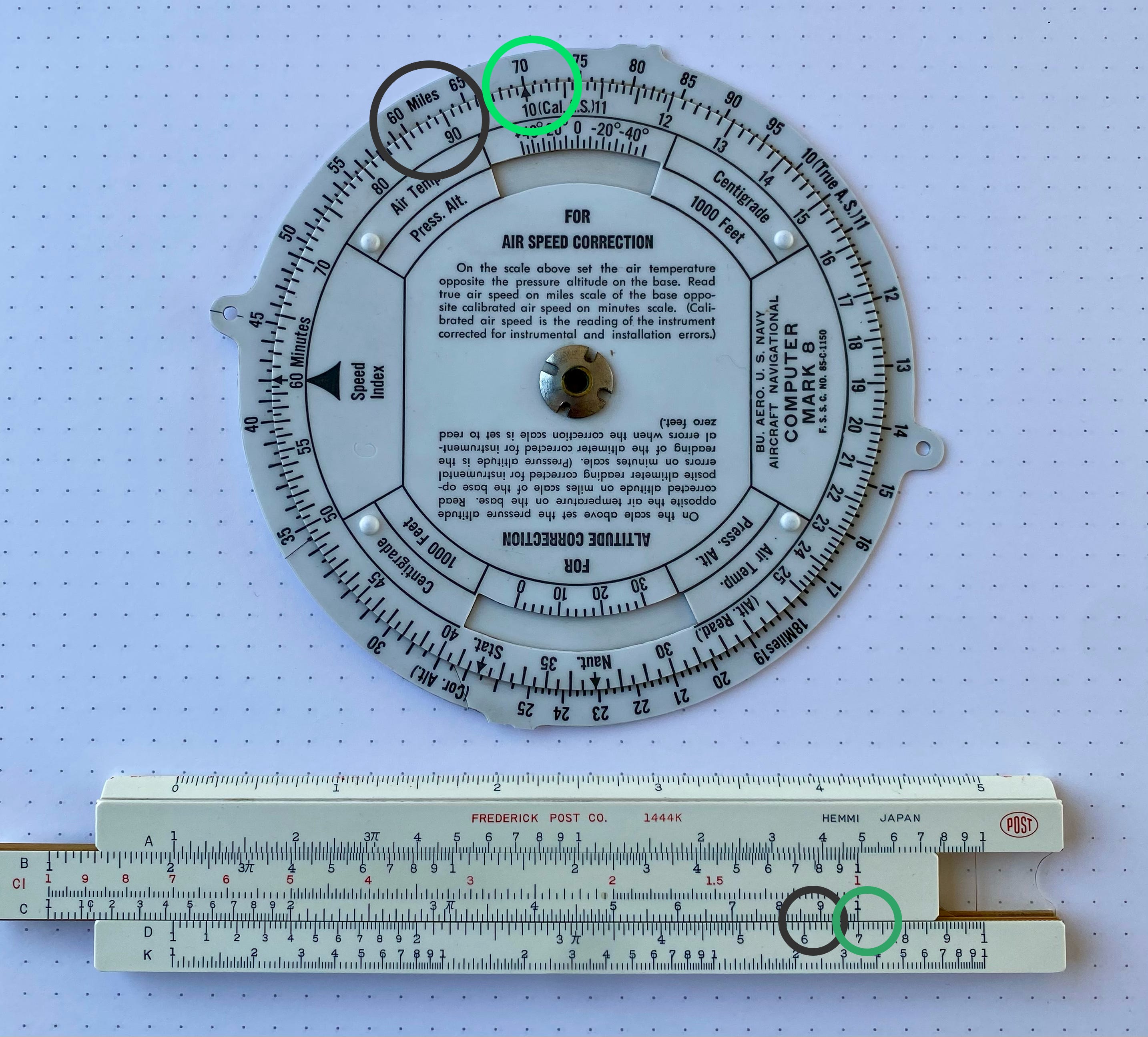 Aviation Slide Rules - by Joe Plazak - Following the Rules