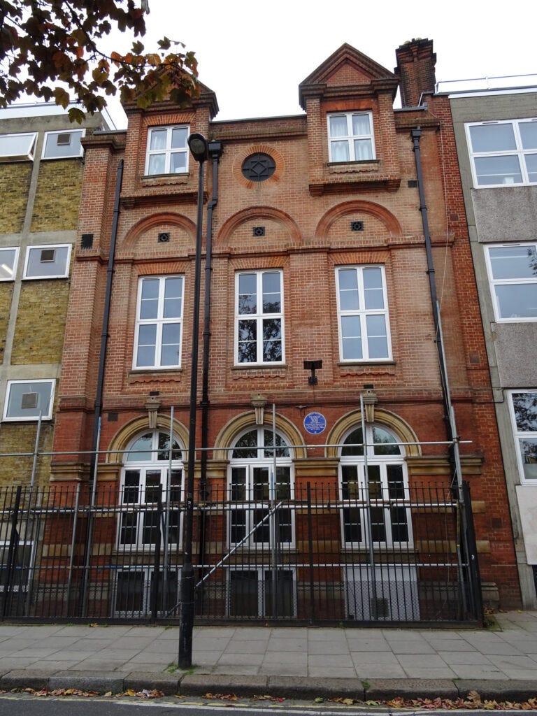 Photograph of the Camden School for Girls taken in 2015 Photograph of the Camden School for Girls taken in 2015