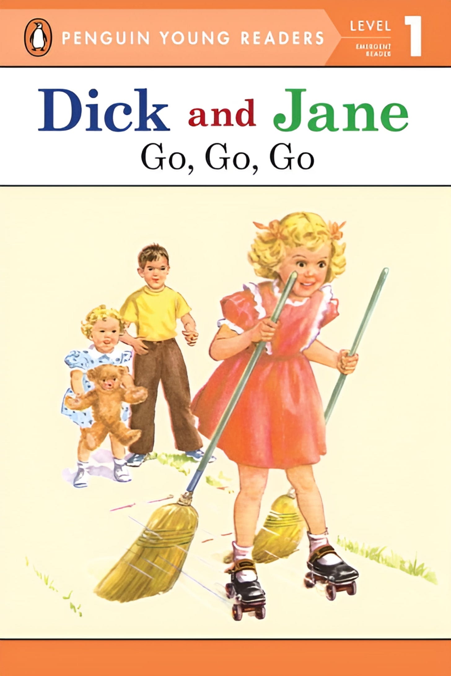 Dick and Jane: Dick and Jane Go, Go, Go (Penguin Young Reader Level 1) (Reissue)(Paperback) - Walmart Business Supplies Dick and Jane: Dick and Jane Go, Go, Go (Penguin Young Reader Level 1) (Reissue)(Paperback) - Walmart Business Supplies