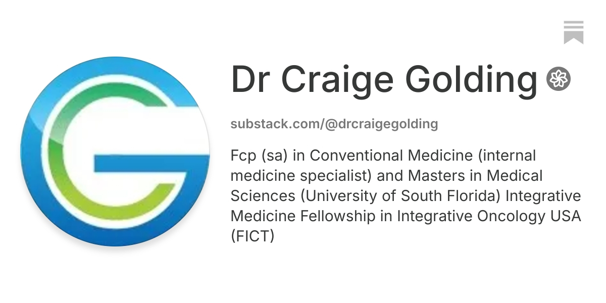 Dr Craige Golding | Substack