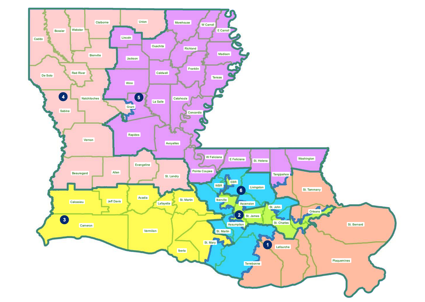 House Bill 1 Congressional Map