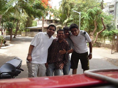 Me, Dipen, rishi & Nitin Me, Dipen, rishi & Nitin