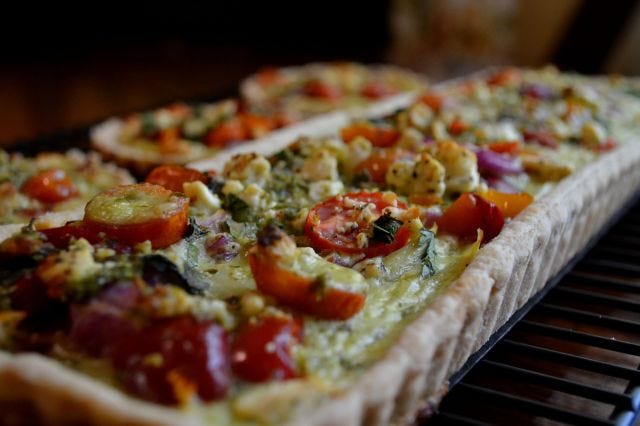 Artichoke tart 
