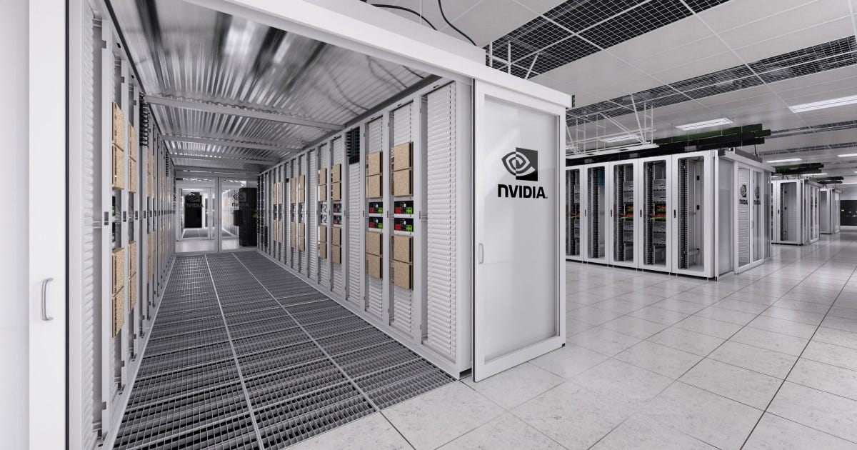 sección data center de NVIDIA