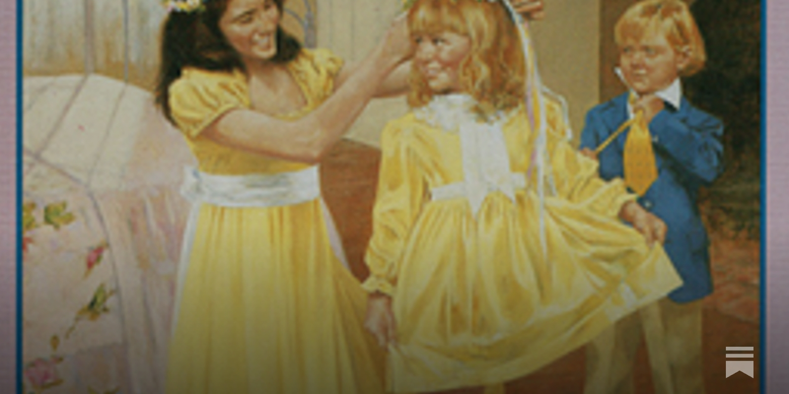 kristy babysitters club yellow dress The Baby-Sitters Club #6: Kristy's Big Day by Ann M. Martin