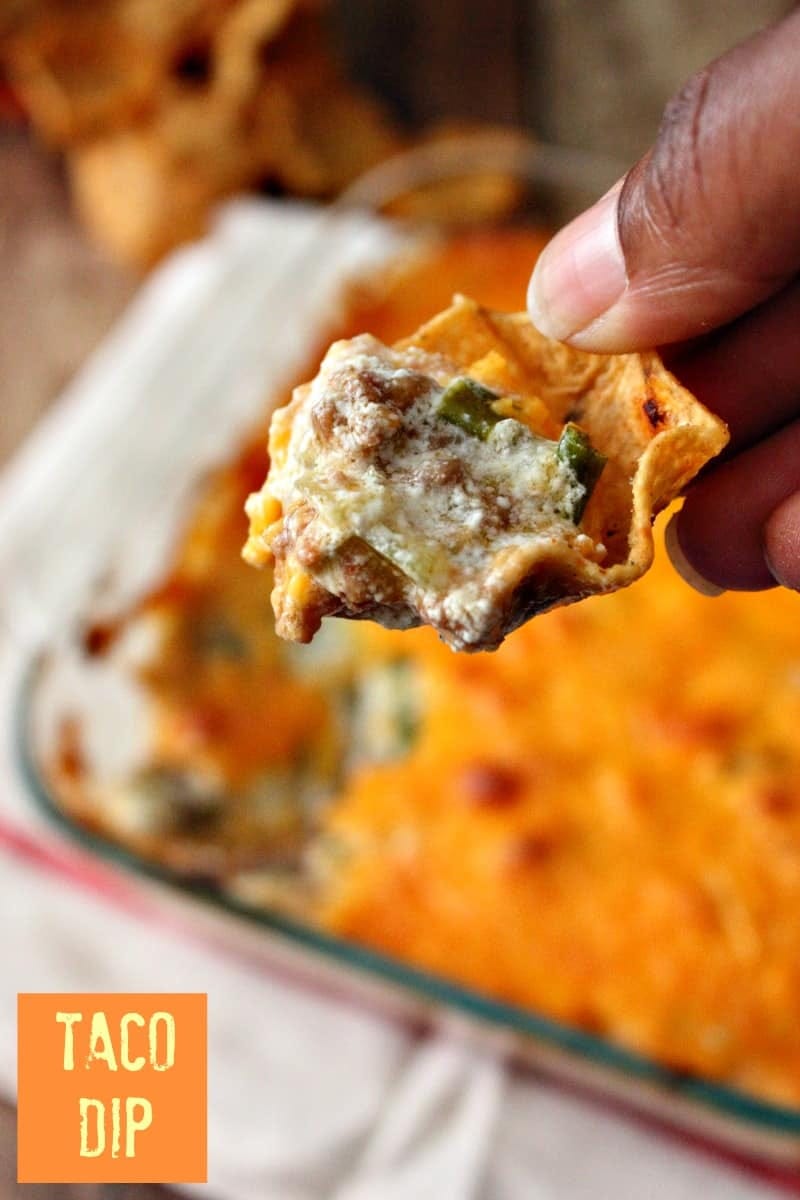 Nicole’s game day taco dip 