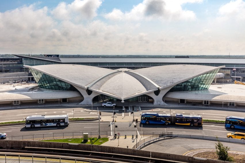 TWA Hotel inside Eero Saarinen's JFK Airport terminal opens reservations