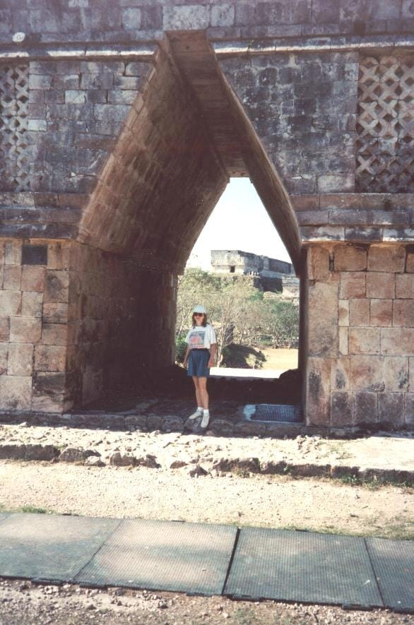 arched doorway of the Nunnery