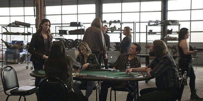 Geri confronts Oswald at poker game Walker Rule Number 17. Geri confronts Oswald at poker game Walker Rule Number 17.