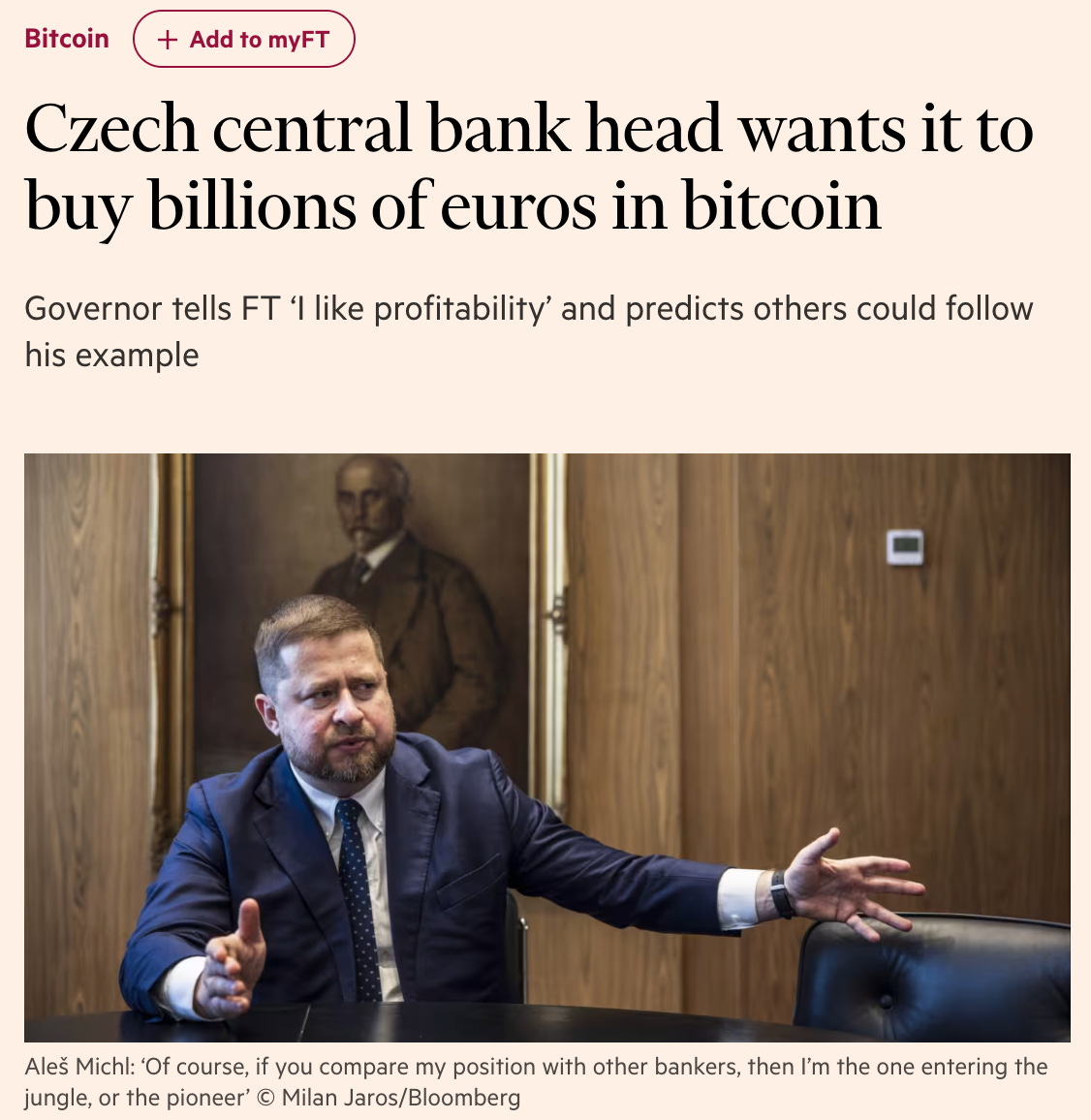 2025: The Year of the Bitcoin Treasury Company?, Institutional Adoption  Surging, Czech Central Bank Eyes Bitcoin, Fold Goes Public