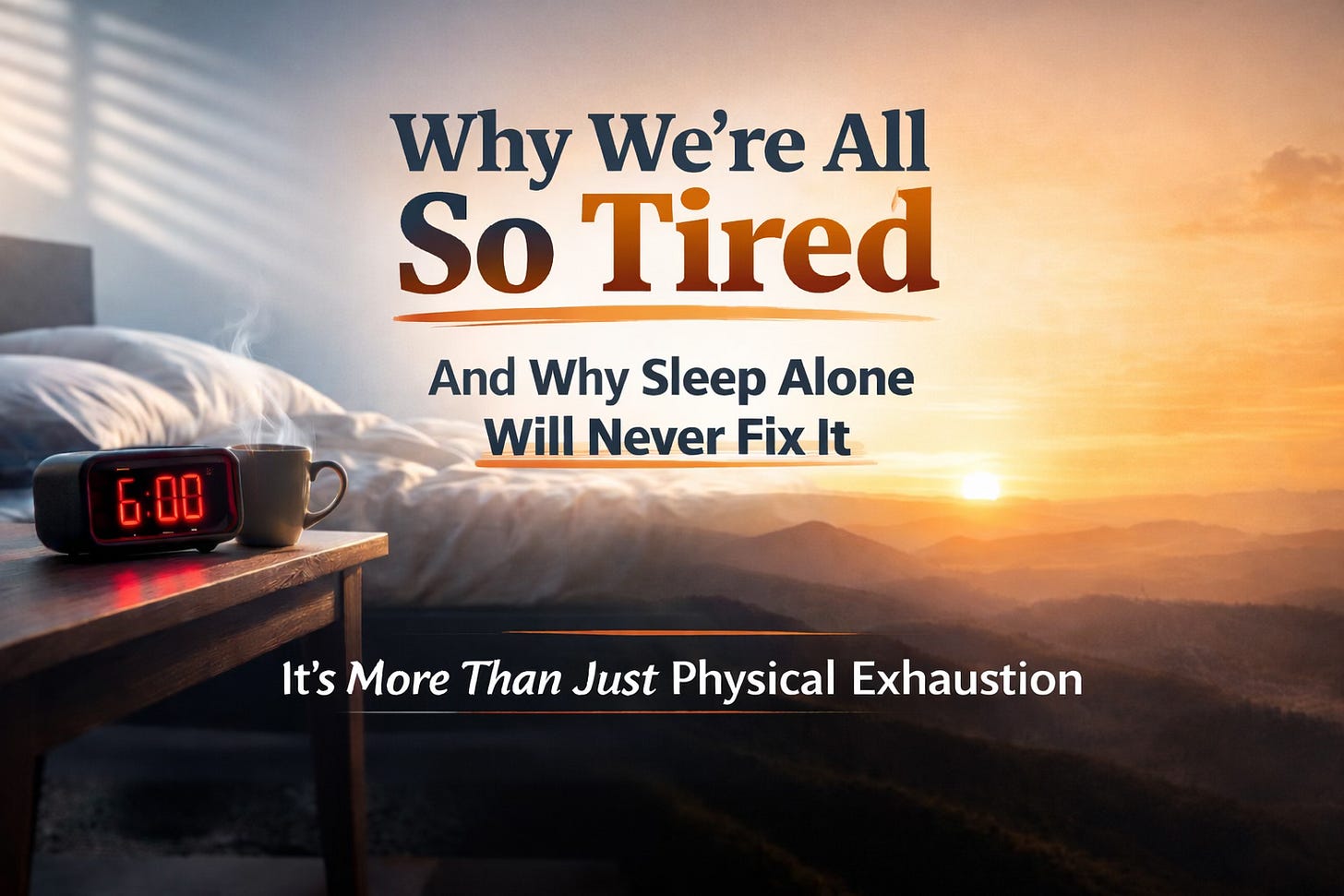 Why You’re Always Tired The Hidden Spiritual Cause of Exhaustion
