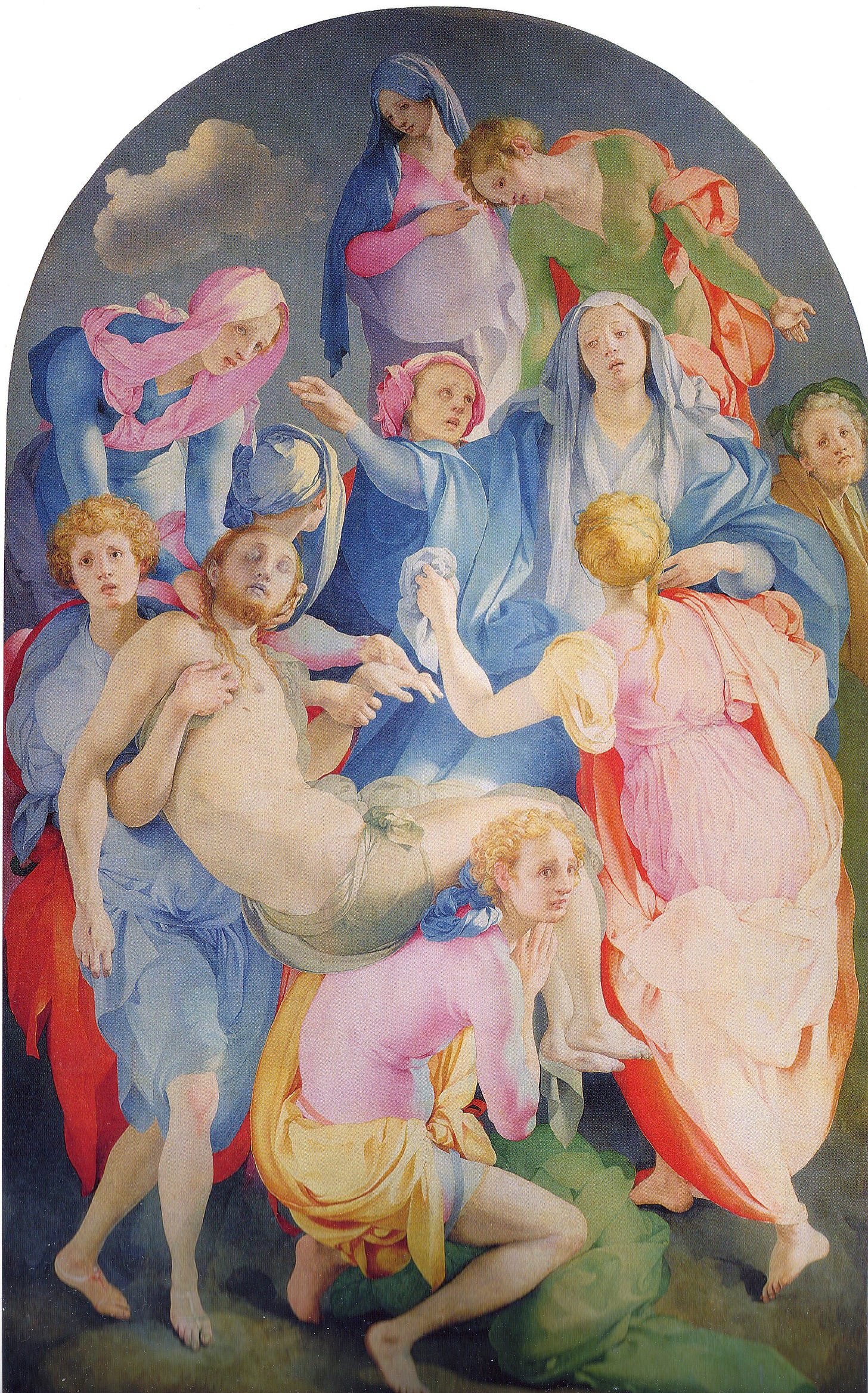 Pontormo, Deposition, 1525 to 1528. Capponi Chapel, Santa Felicita, Florence. Pontormo, Deposition, 1525 to 1528. Capponi Chapel, Santa Felicita, Florence.