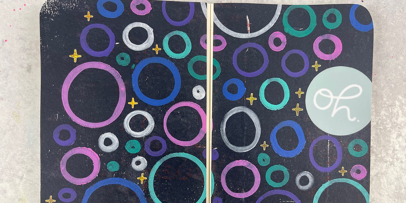 Simple Shapes + Sharpie Markers for Amazing Contrast