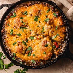 Easy Cheesy Chicken and Bean Bake