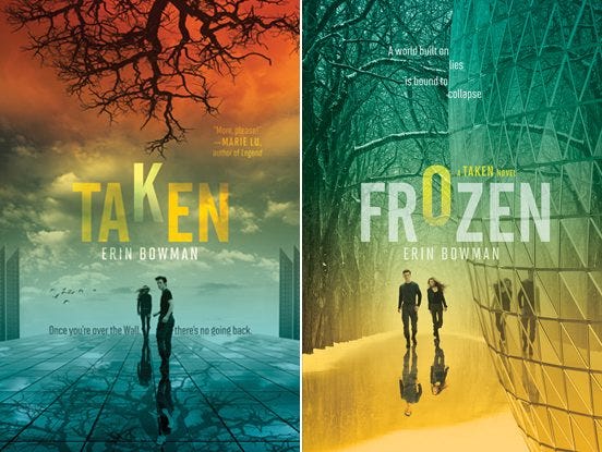 Taken and Frozen, side by side Taken and Frozen, side by side