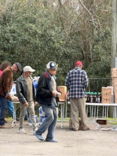 TVLC Helping distribute food to local Veterans