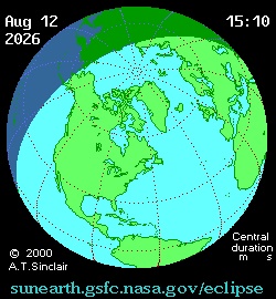 NASA - Total Solar Eclipse of 2026 Aug 12
