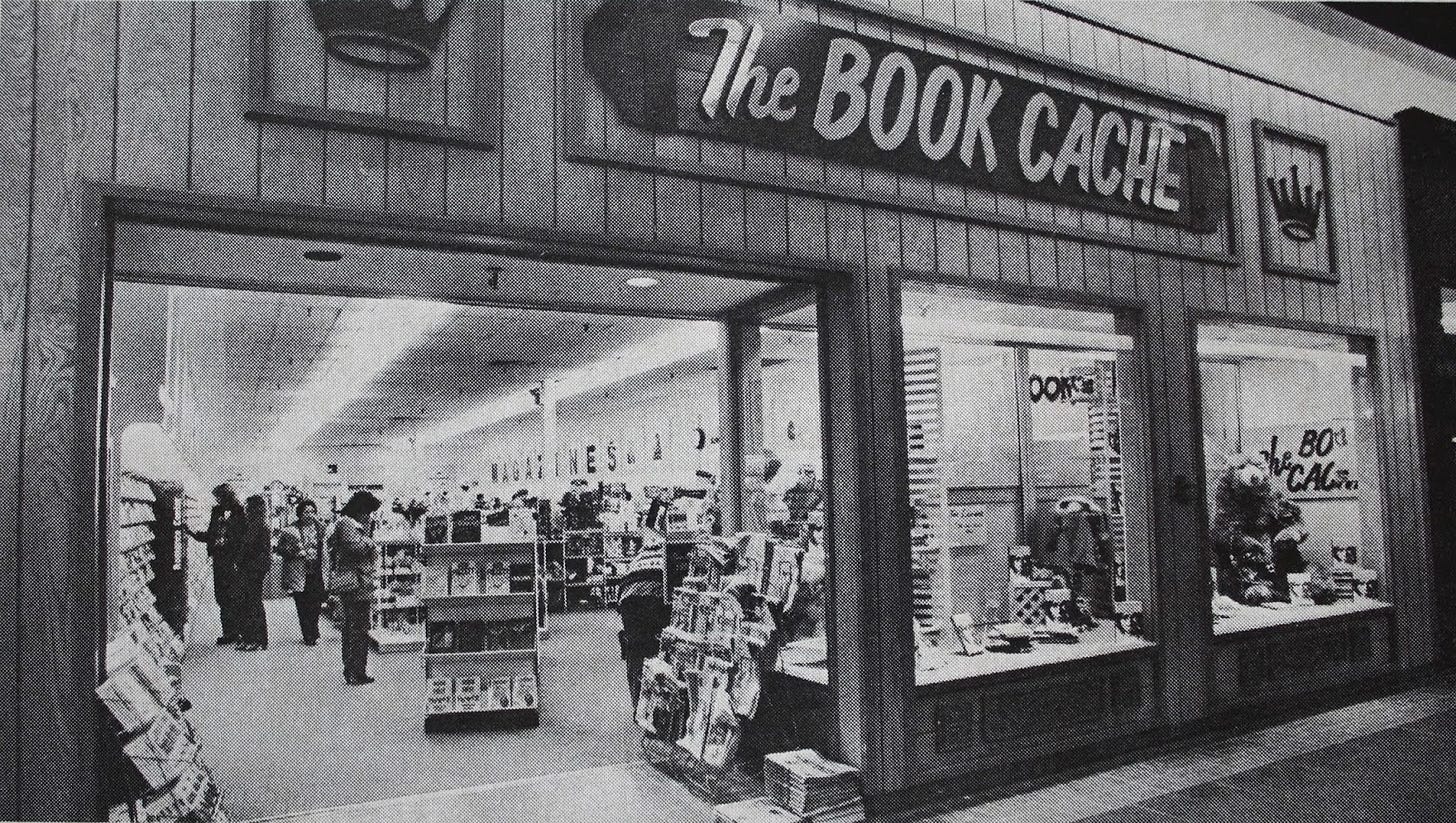 Book Cache location in the Sears Mall in Anchorage, Alaska.