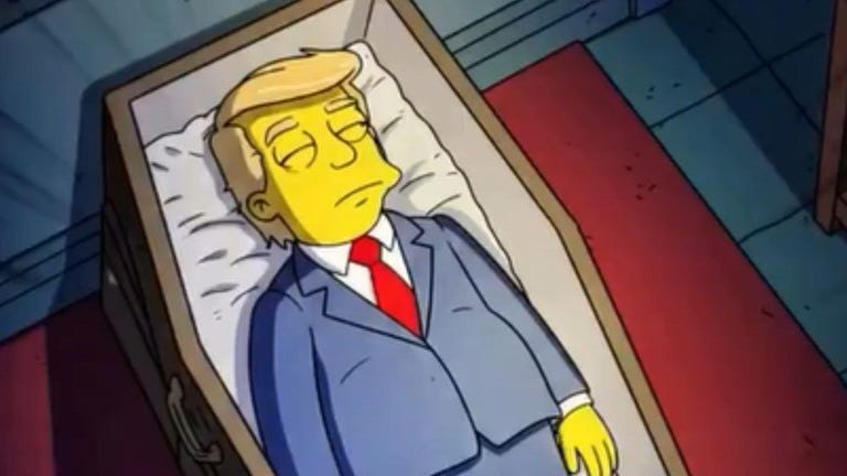 Did The Simpsons predict Trump's death? Show's producer debunks viral claim