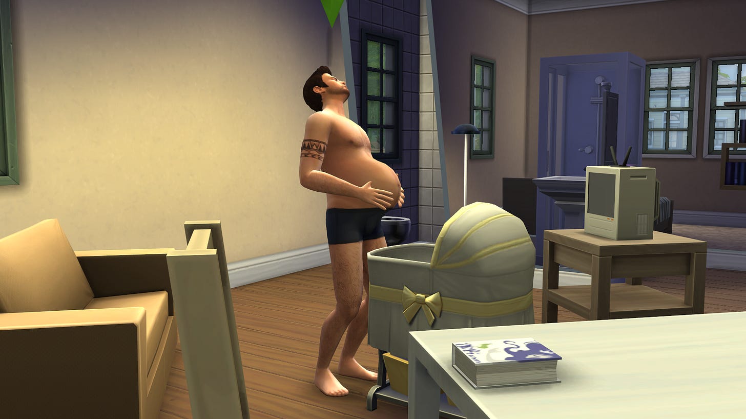 man pregnant alien sims - Little Light Studios