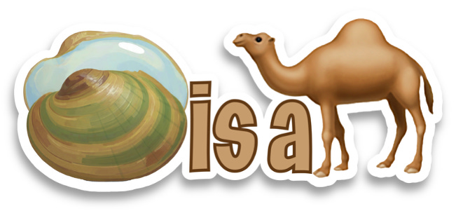 Lampsilis is a camel, in emojis.