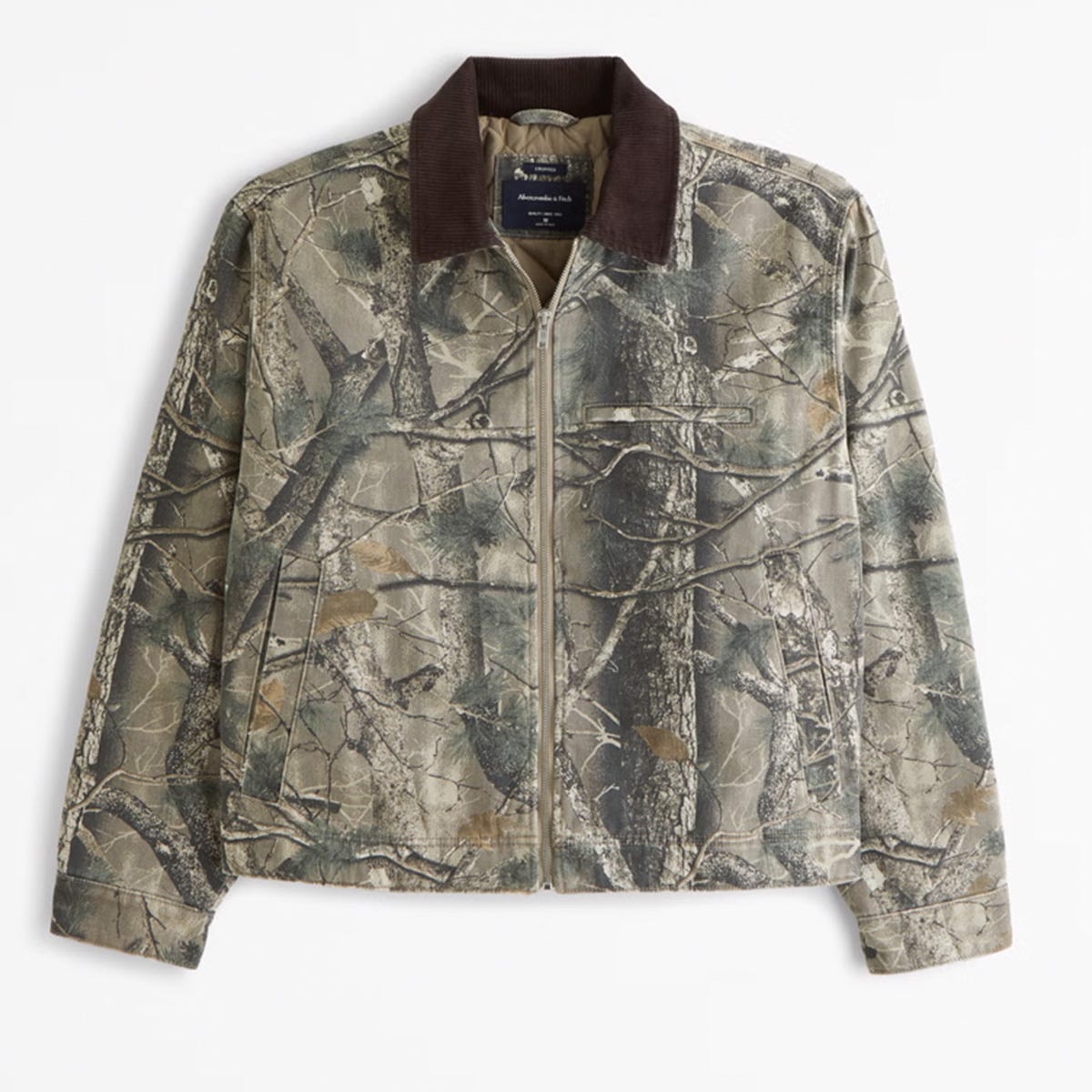 Abercrombie camo collared jacket