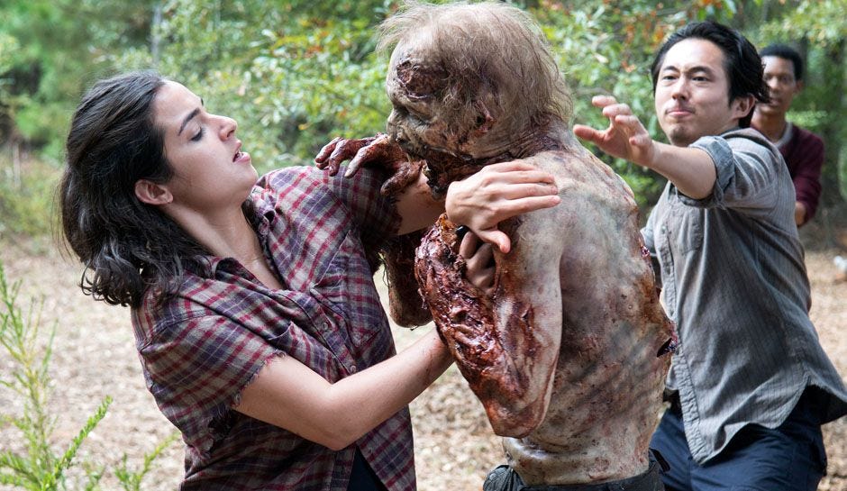 The Walking Dead might have just resolved that zombie blood 'plot hole'