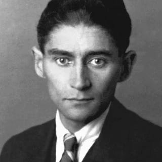 Franz Kafka, preeminent figure of 20th century modernism, forerunner of Existentialism, and author of “A Hunger Artist.”