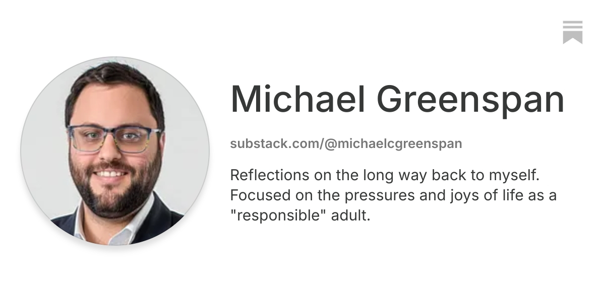 Michael Greenspan | Substack