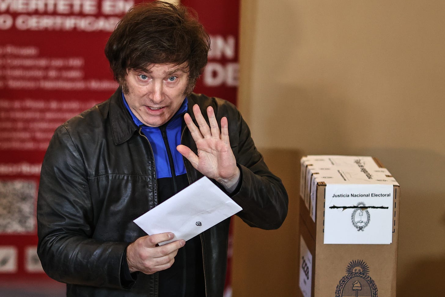 Argentina election 2023: Javier Milei confident as nation votes