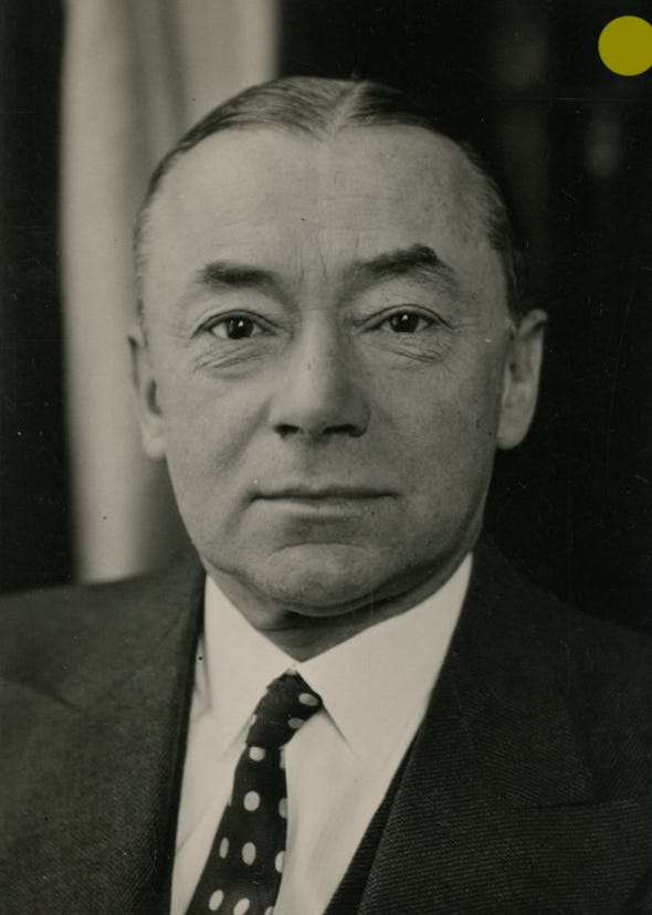 Portraits d'hommes politiques de la IIIe République: Sadi Carnot, Paul Doumer, Albert Lebrun, Paul Reynaud.