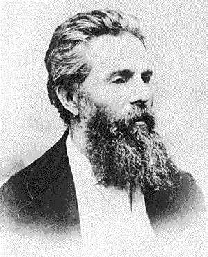 19th-century photo of Herman Melville on left, Scrivener app logo on right