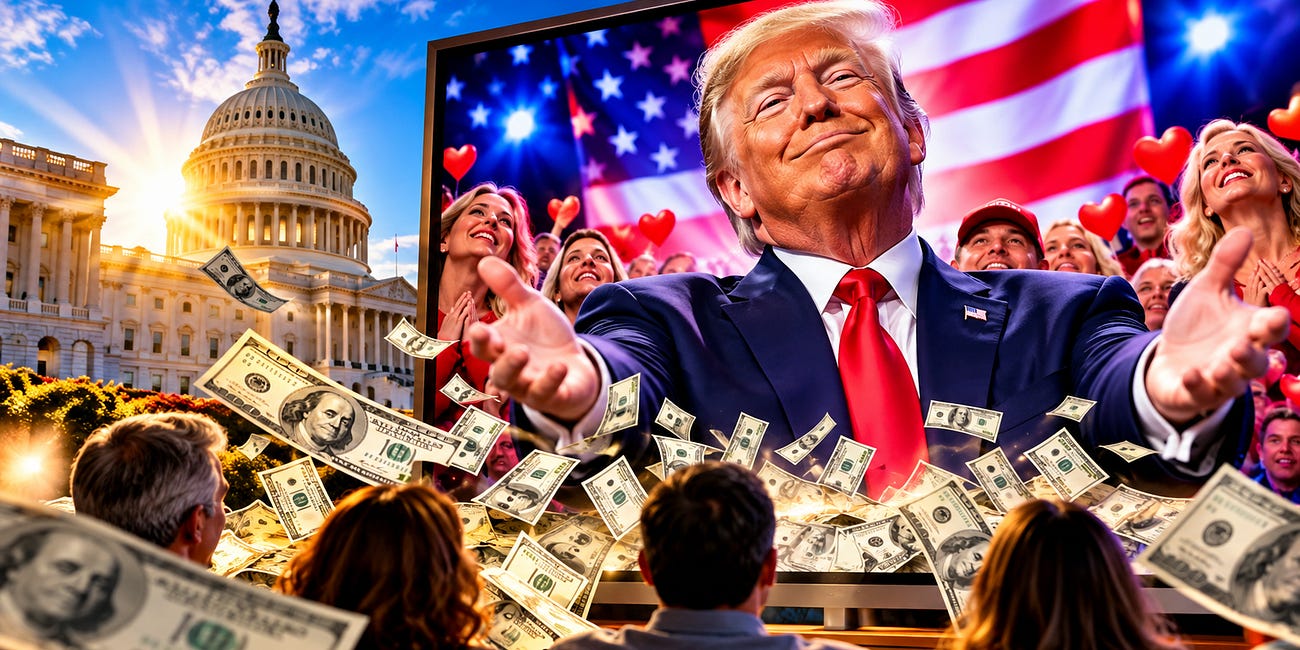 Trump Orders America to “Love Me” and Sends Us Taxpayers the Bill