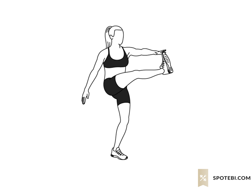 This may contain: a woman in black and white is doing an acrobatic move