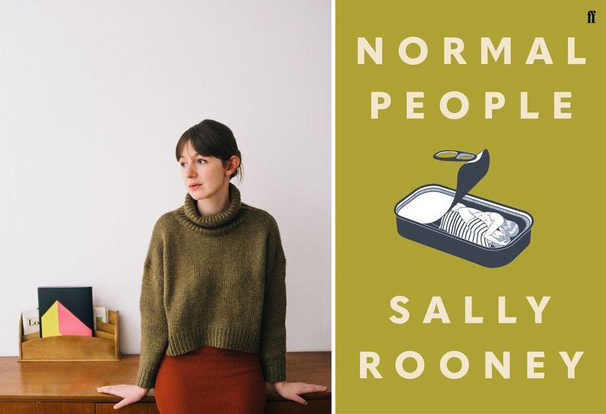 Sally Rooney with the cover of her novel Normal People. Picture: Jonny Davies/Man Booker Prize/PA Wire Sally Rooney with the cover of her novel Normal People. Picture: Jonny Davies/Man Booker Prize/PA Wire