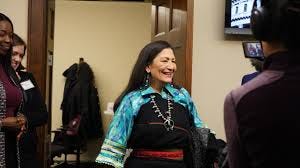 Haaland swearing in at Congress