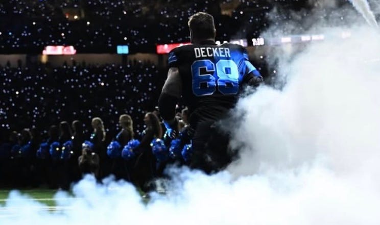 Taylor Decker shoulder injury update: Returning to Lions for Year 11