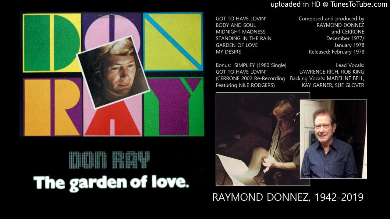 Don Ray (1942-2019): Garden Of Love [Full Album, 1978] - YouTube