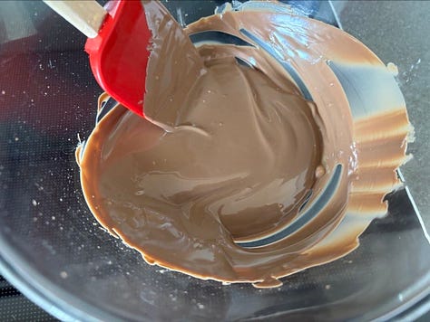 Chocolate Ganache Steps