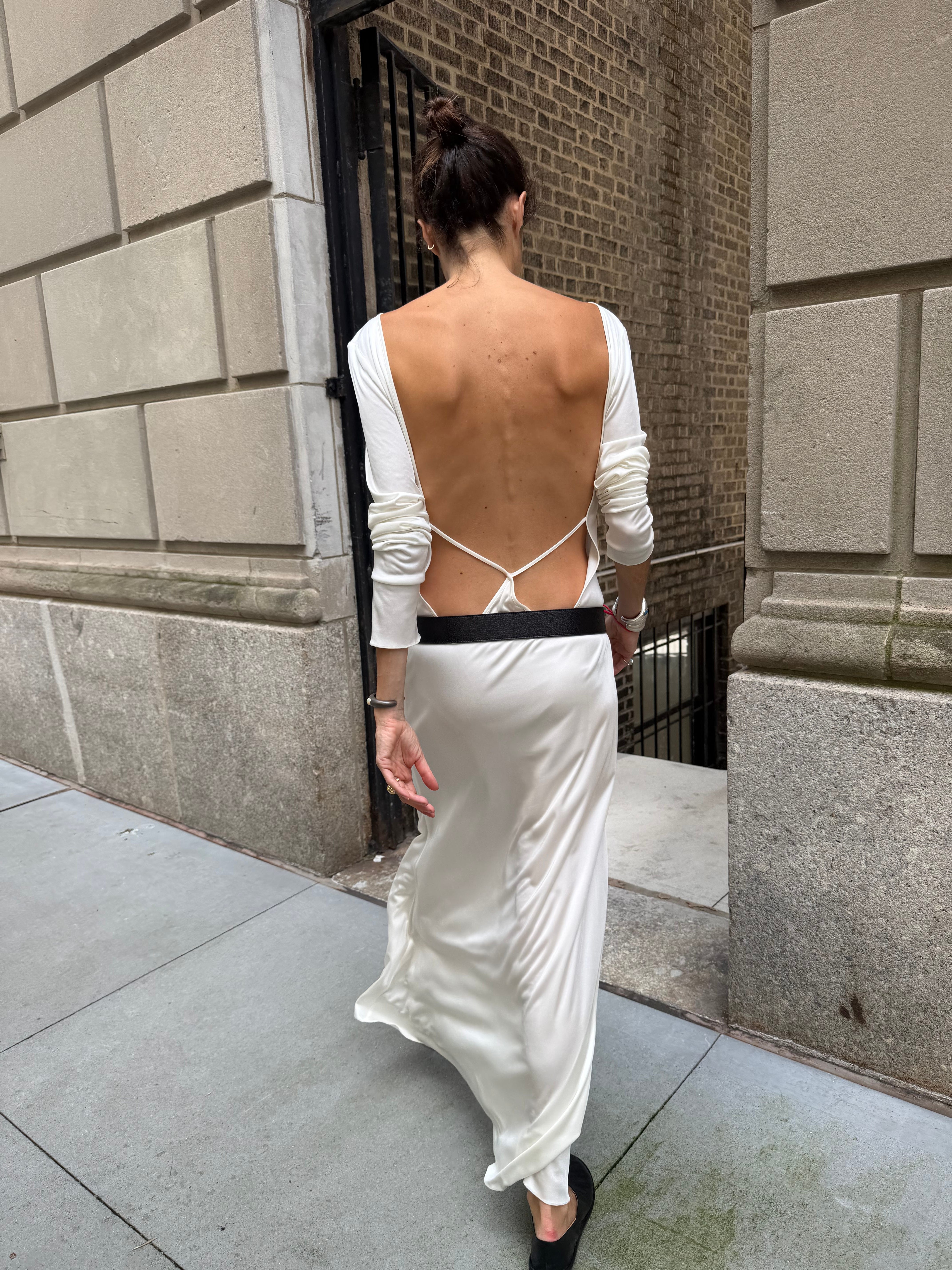 amazon backless dress What the hell to wear this week (vol. 2) Adjustable criss cross back ADDDRESS Tulle Navy Blue A-line Color:Champagne