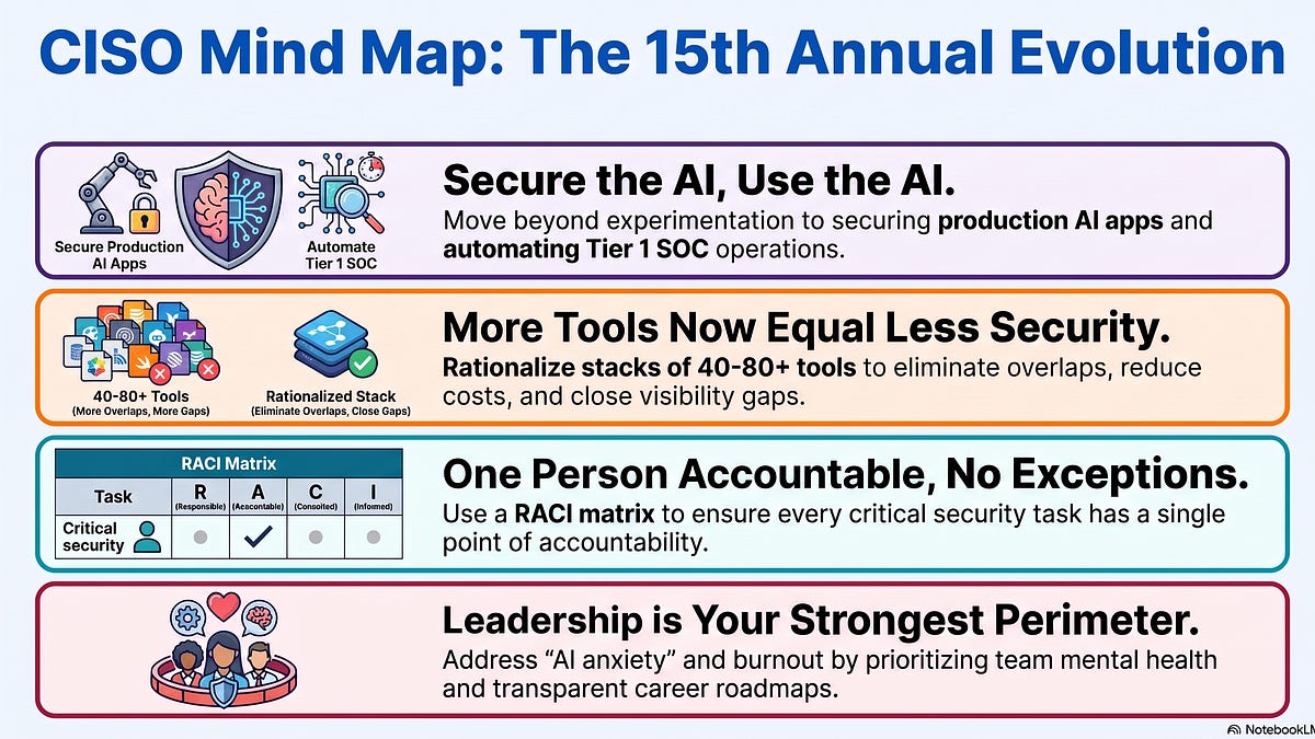 The CISO Mind Map Is Back for the 15th edition, Here's What's Changed