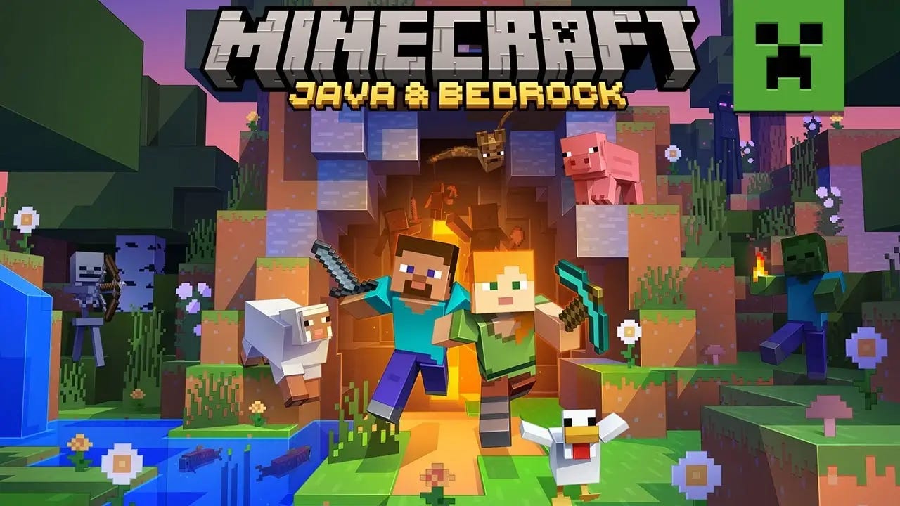 Portada del videojuego Minecraft