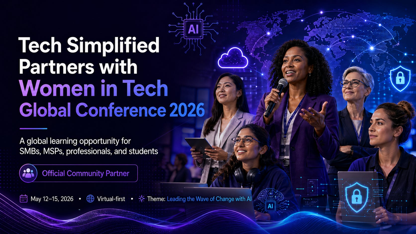 Tech Simplified Partners with Women in Tech Global Conference 2026