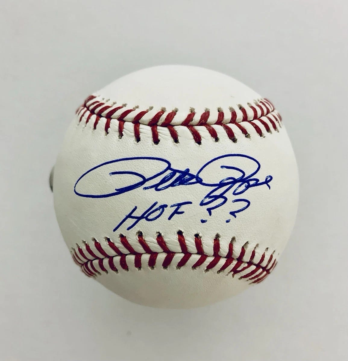 Pete Rose Autographed/Signed with "HOF ??" Inscription ROMLB - PSA Cert X62192 - Image 1 of 4