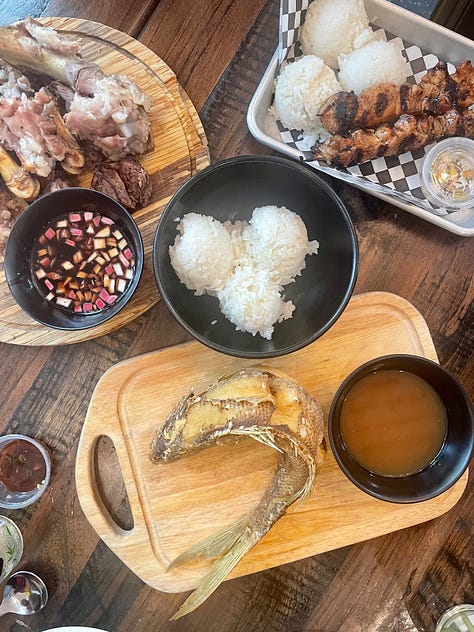 Things I've tried (and loved) at Estrellita,a Filipino restaurant and Michelin Bib Gourmand honoree in Atlanta