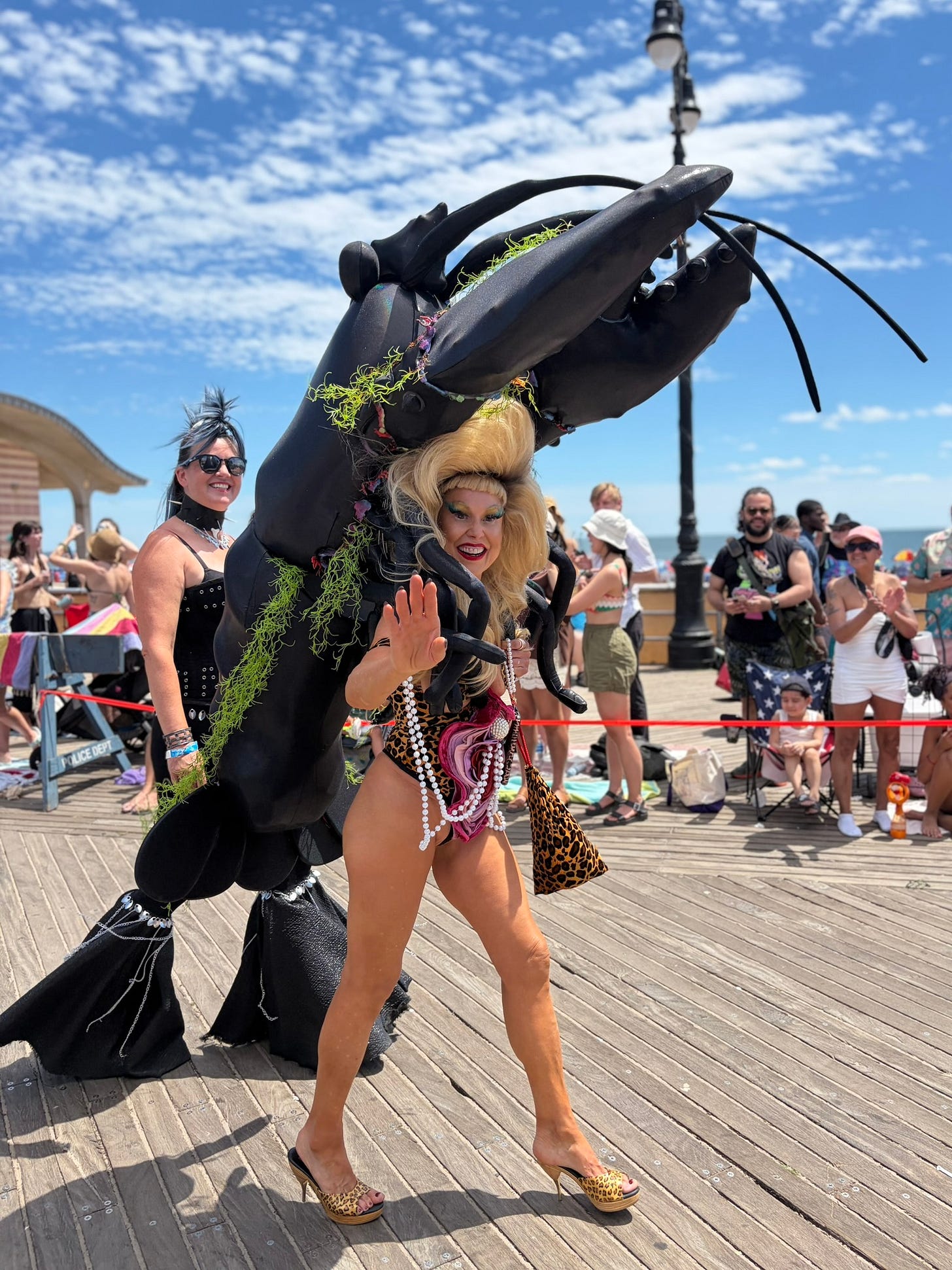 black lobster mermaid parade coney island drag queen 2026 black lobster mermaid parade coney island drag queen 2026