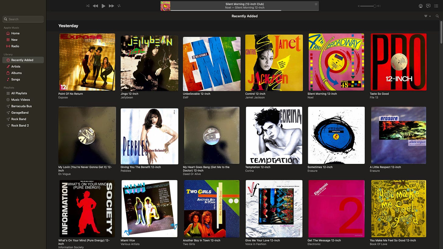 Screenshot of Apple Music Screenshot of Apple Music