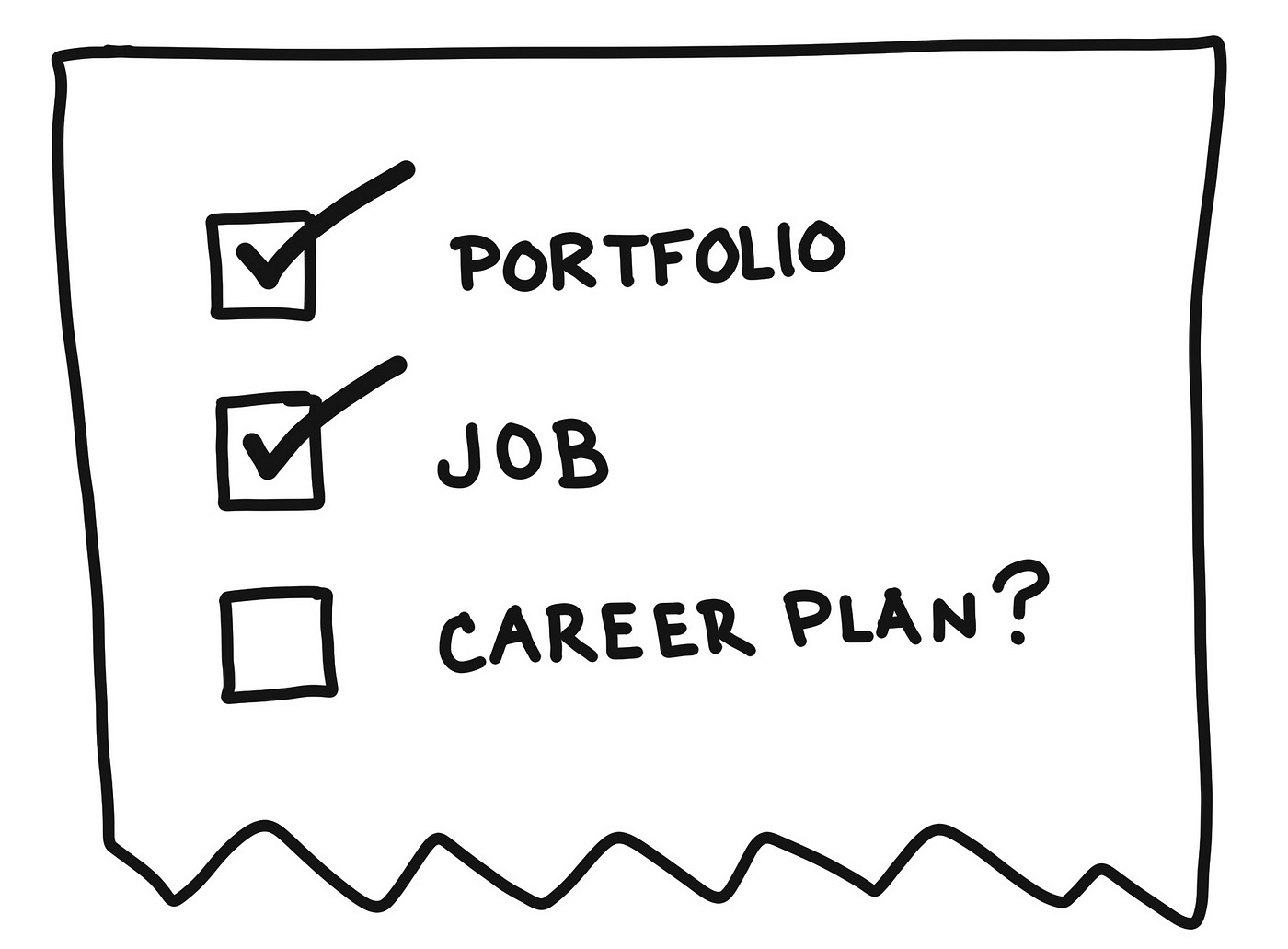 Illustration of checklist