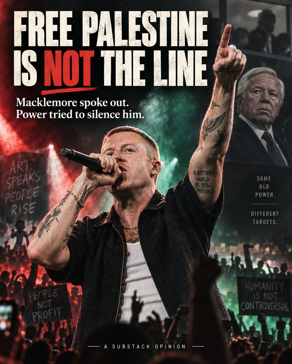 Silencing Macklemore Won’t Silence Palestine
